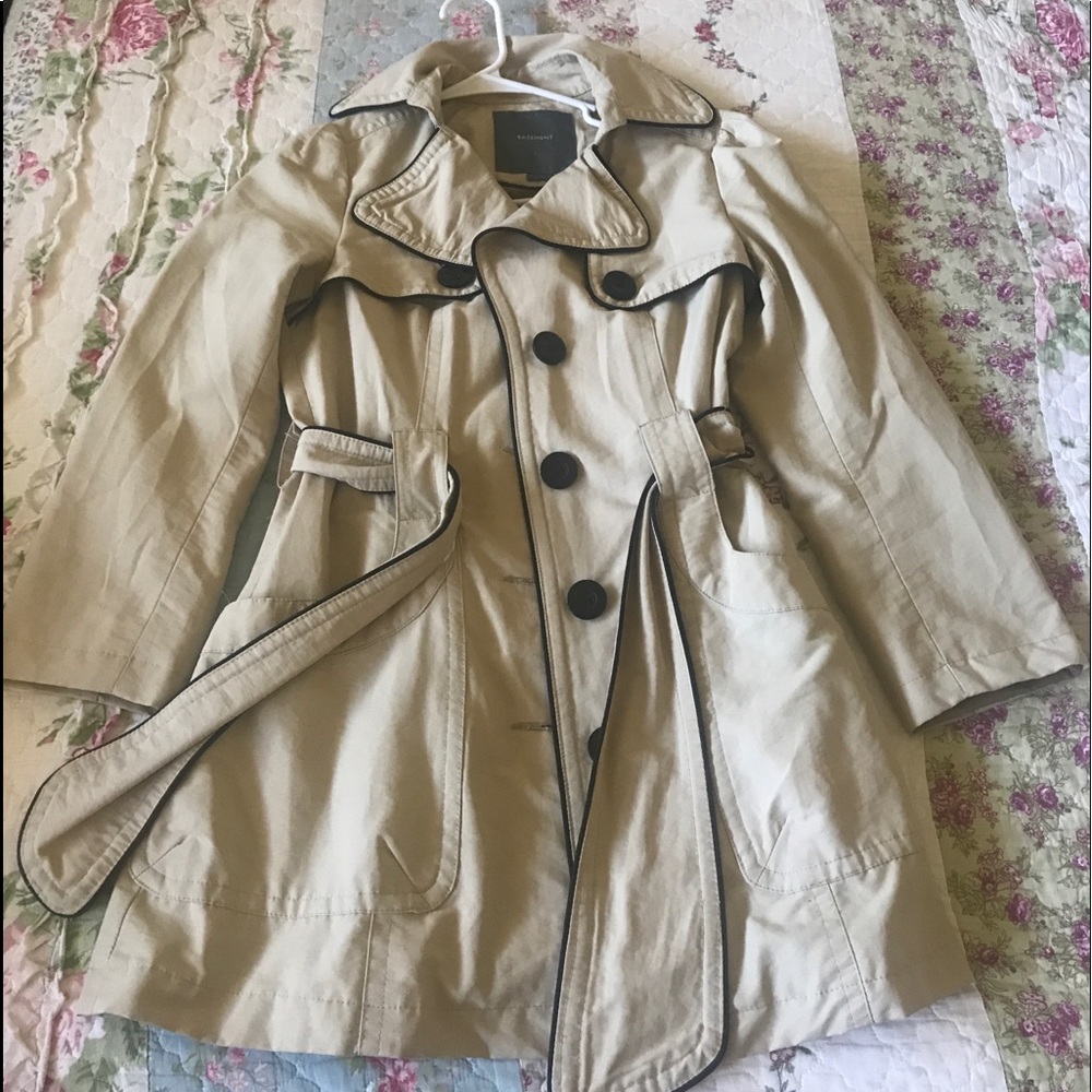 Taupe Trench Coat XS (SOLD)